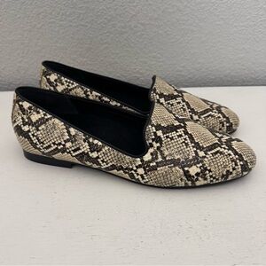 Vionic Willa Snakeskin Print Slip On Loafers Comfort Shoes Size 11 Wide